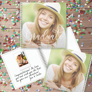 Photo Graduate Best Wishes Guest Book Notizbuch