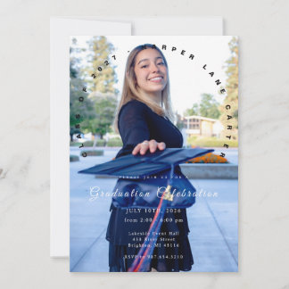 Photo Graduation Invitation, Class of 2026 Einladung