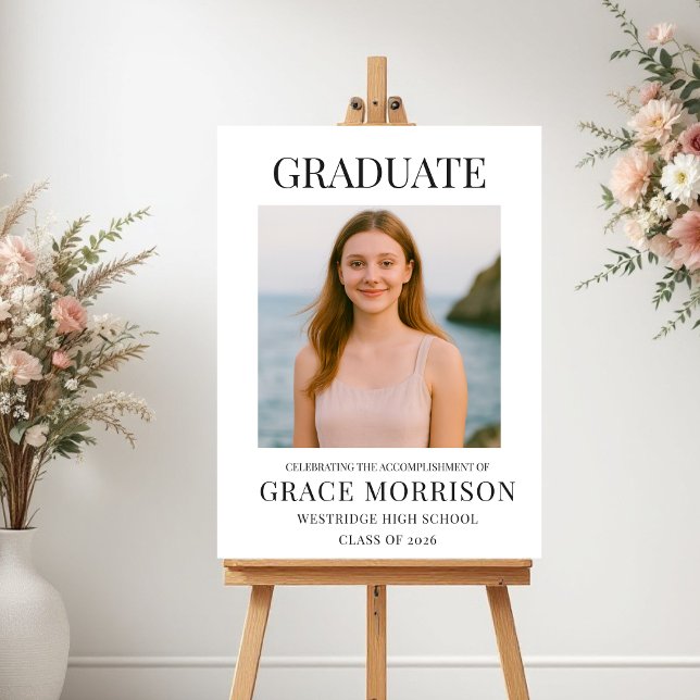 Photo Graduation Modern Graduate  Poster (Von Creator hochgeladen)