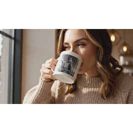 Photo holiday mug vintage merry christmas Jumbo-Tasse