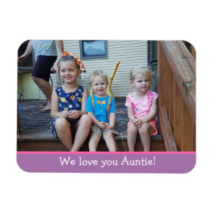 Photo Magnet for an Aunt