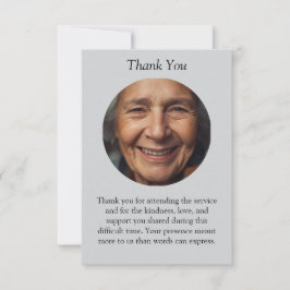 Photo Memorial Card | Personalised Card Karte