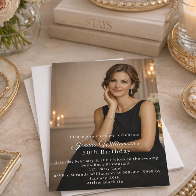 Photo milestone birthday einladung (Von Creator hochgeladen)