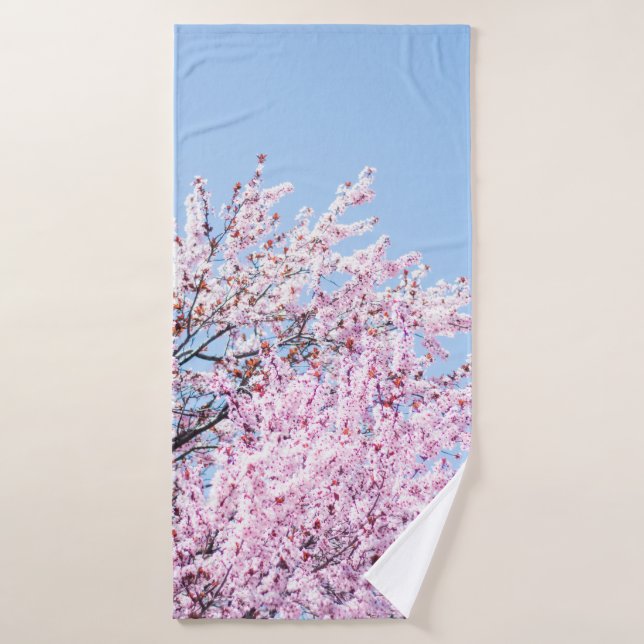 PHOTO OF CHERRY BLOSSOM TREE BADEHANDTUCH (Badehandtuch)