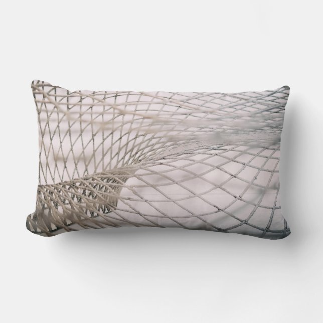 Photo of gray net lendenkissen (Vorderseite)