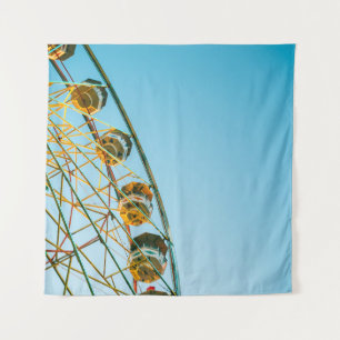 Photo of green Ferris wheel Wandteppich