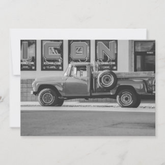 Photo Reprint American Pickup Truck Einladung