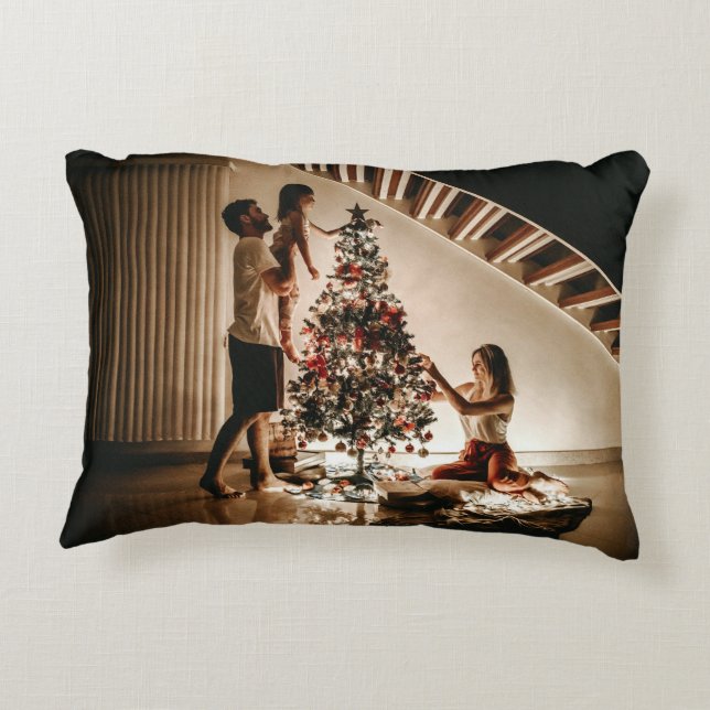 Photo Throw Pillow Customized Pillow With Picture Dekokissen (Rückseite)