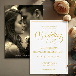 Photo Vintage Wedding Invitation Einladung