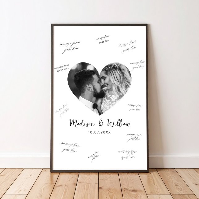 Photo Wedding Guest Signing Poster (Von Creator hochgeladen)