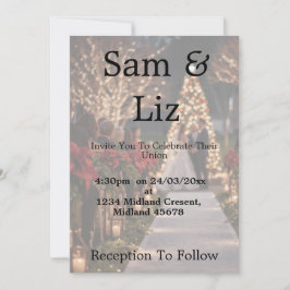 Photo Wedding Invitation | Customisable Wedding Einladung