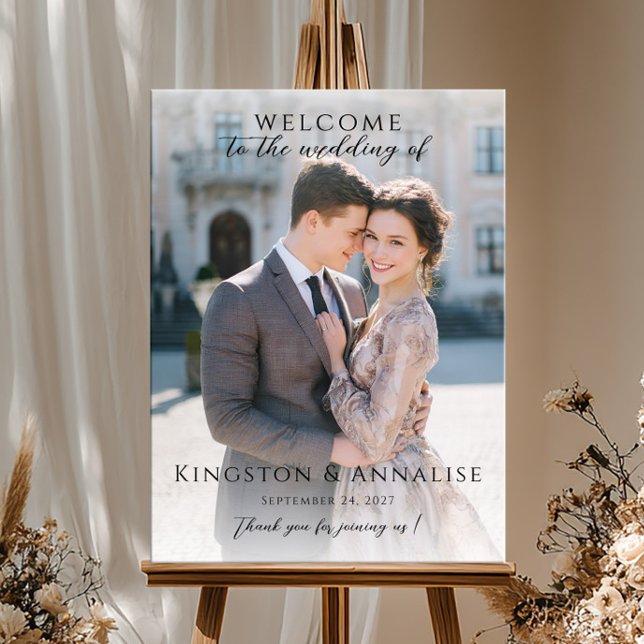 Photo wedding welcome sign, photo wedding welcome poster (Von Creator hochgeladen)