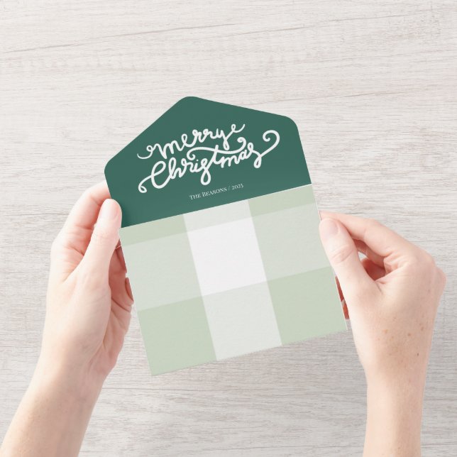 Photo Year in Review Christmas Card Trifold All In One Einladung (Eröffnung)