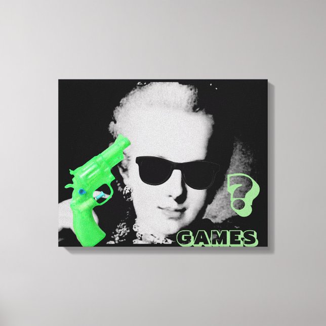 Photoart Kunstfoto Marie Antoinette art photo Foto Leinwanddruck (Vorderseite)