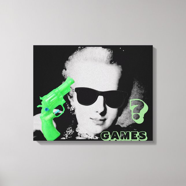 Photoart Kunstfoto Marie Antoinette art photoart Leinwanddruck (Vorderseite)