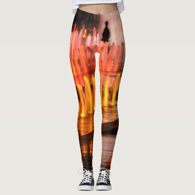 Photogamaschen, Mannesumriß Leggings (Vorderseite)
