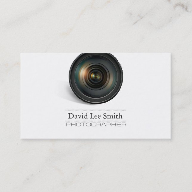 Photographer Business card Visitenkarte (Vorderseite)