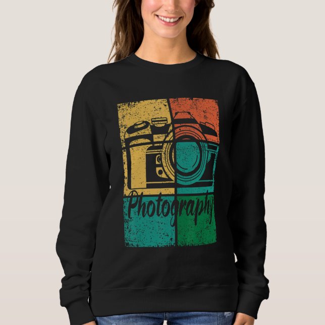 Photographer Photography SLR Camera Sweatshirt (Vorderseite)