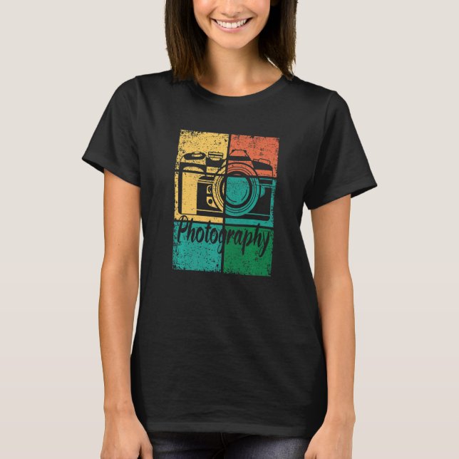 Photographer Photography SLR Camera   T-Shirt (Vorderseite)