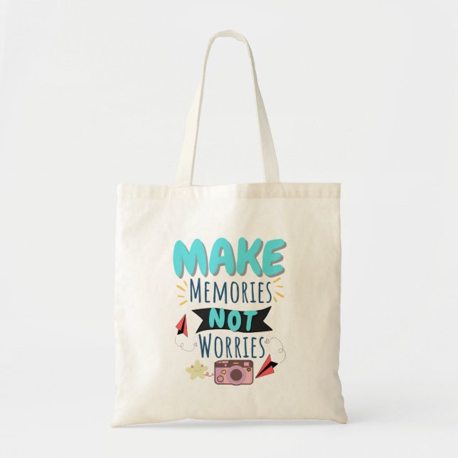 Photography Aesthetic Quote Tote Bag  Tragetasche (Vorne)