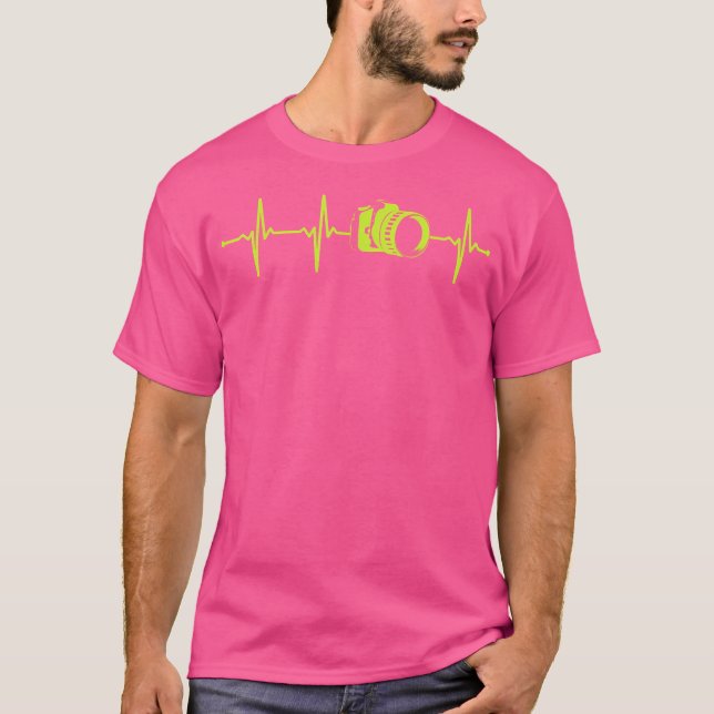 Photography Heartbeat 	 For Photographers T-Shirt (Vorderseite)