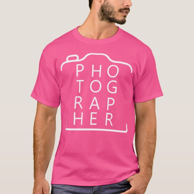 Photography Lover'S Photographer T-Shirt (Vorderseite)