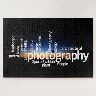 Photography Word Cloud  Puzzle
