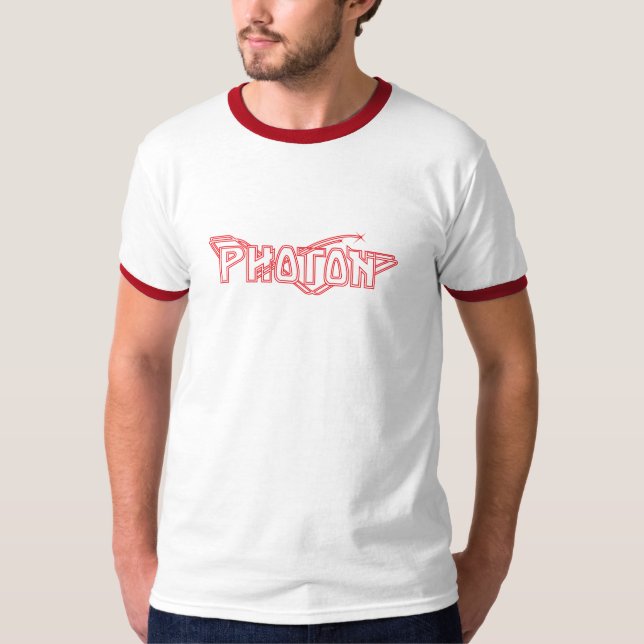 Photon-rotes Wecker-Shirt T-Shirt (Vorderseite)
