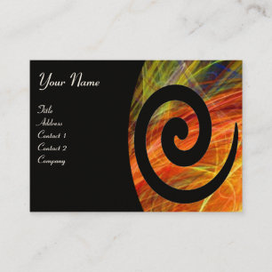 PHOTON SWIRL rosa lila schwarz Visitenkarte