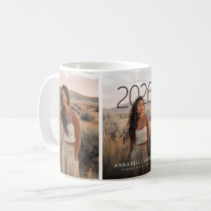PhotoPop Abschlussklasse 2026 Doppelfoto-Abschluss Kaffeetasse
