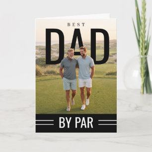 PhotoPop Bester Vater By Par Benutzerdefiniertes F Karte