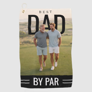 PhotoPop Bester Vater Par Durch Custom-Foto Golfhandtuch