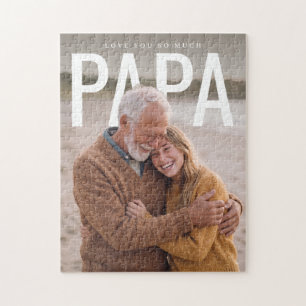 PhotoPop Liebt dich so sehr Papa Foto Puzzle