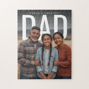 PhotoPop Weltbester Papa Individuelles Foto Puzzle