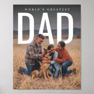 PhotoPop Weltbester Vater Poster