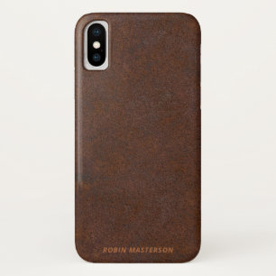 Photorealistic dunkles rostiges Metall Browns Case-Mate iPhone Hülle