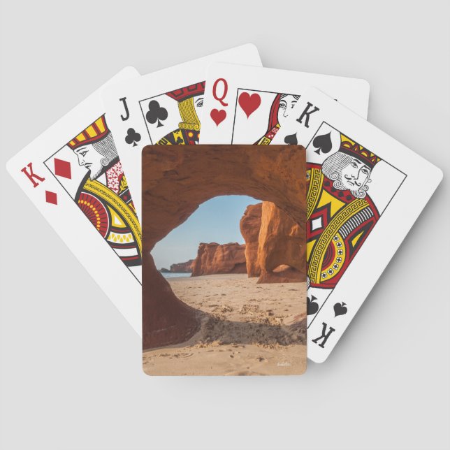 Photostrand und Kap Spielkarten (Rückseite)