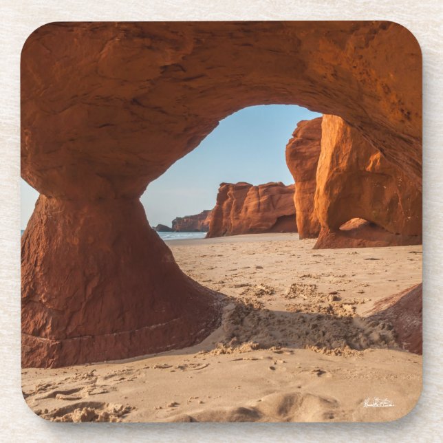 Photostrand und Kaps Getränkeuntersetzer (Vorderseite)