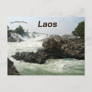 Phou Asa Laos Postkarte