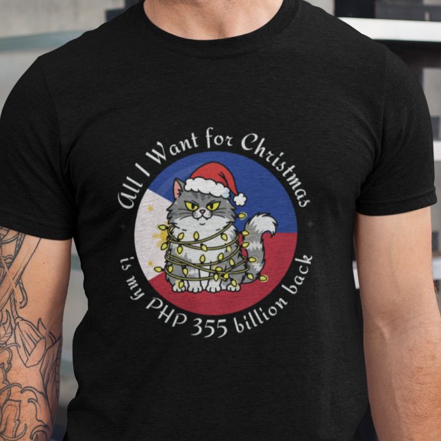PHP 355 Billion Christmas Philippines Corruption T-Shirt (Von Creator hochgeladen)
