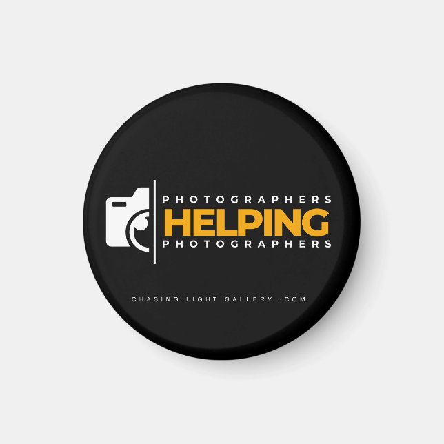 "PHP"-Logo | Circle Magnet (Vorne)