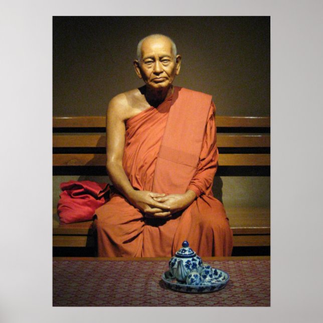 Phra Dhammayanmuni ... Buddhistischer Mönch Poster (Vorne)