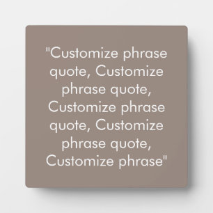 Phrase anpassen elegant beige grün weiß fotoplatte
