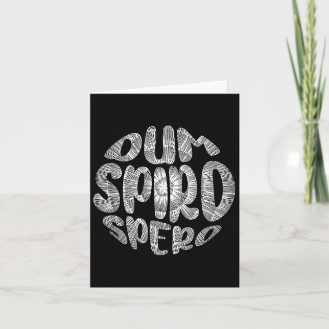 Phrase Dum Spiro Spero Motivation Sprache E Karte (Vorderseite)