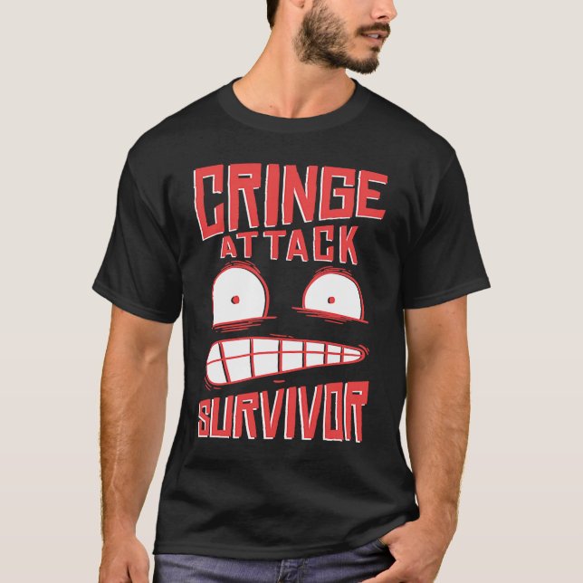 Phrase Gen Z memes Phrasen Rand T-Shirt (Vorderseite)