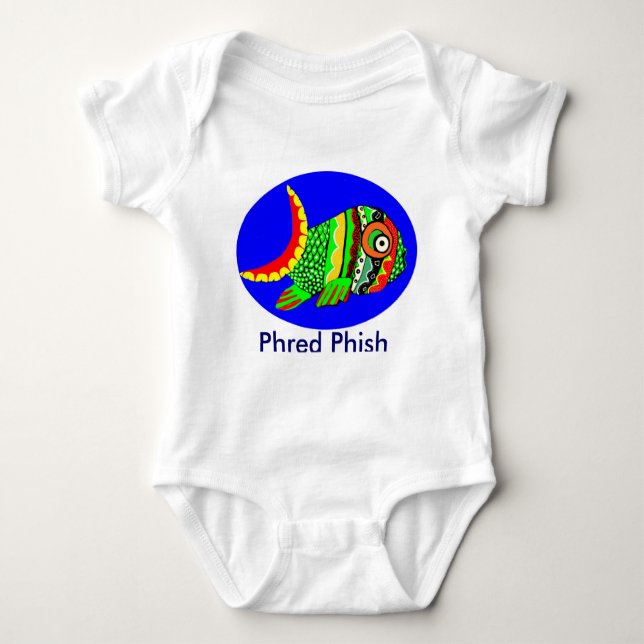 Phred Phish Säuglings-Strampler Baby Strampler (Vorderseite)