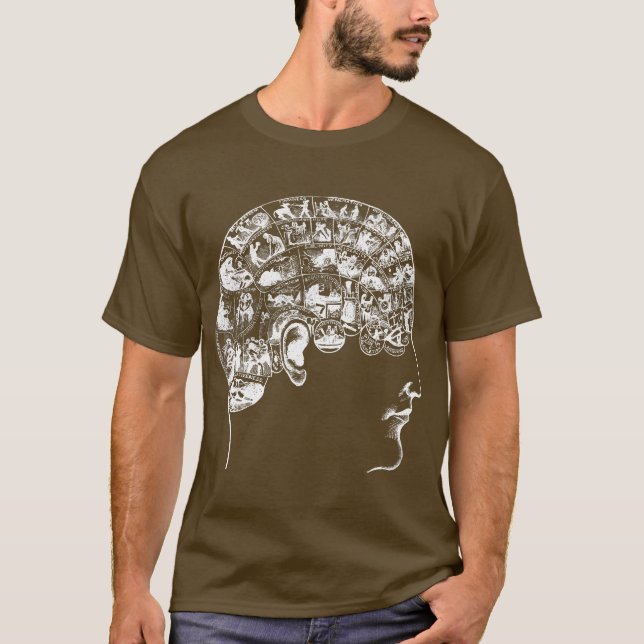 Phrenologie T-Shirt (Vorderseite)