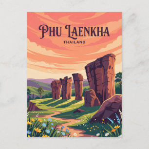 Phu Laenkha Nationalpark Thailand Postkarte