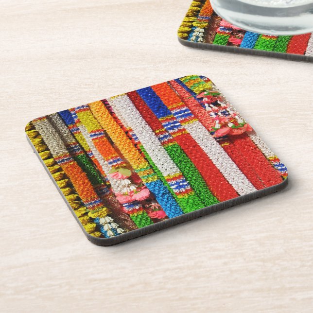 Phuang Maalai - Thai Floral Garland Getränkeuntersetzer (Linke Seite)