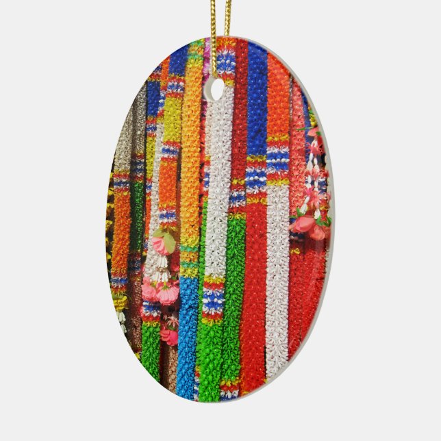 Phuang Maalai - Thai Floral Garland Keramik Ornament (Links)